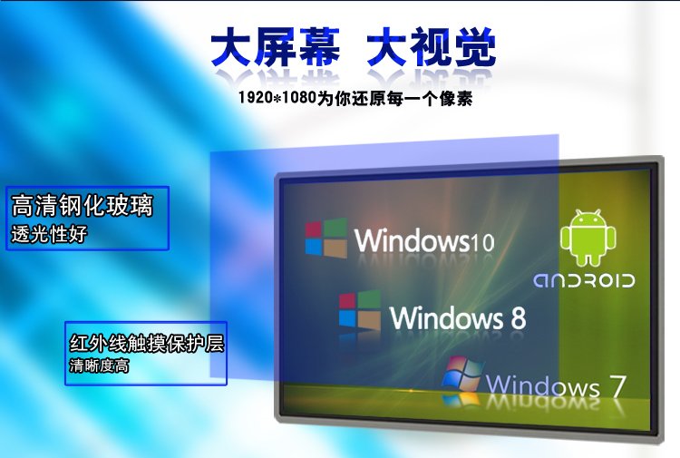 21.5寸紅外觸摸一體機